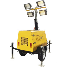 High Power Engineering lighting tower Mobile vehicle-mounted diesel  light tower Mobile